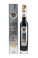 Mussini Balsamico Azijn 12 Jaar I.G.P. zilveren verpakking, fles met doos 250ml