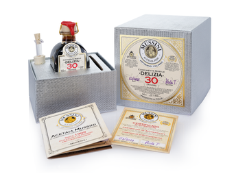 Mussini Delizia 30 Jaar Balsamico in kubusdoos met echtheidscertificaat, 50ml