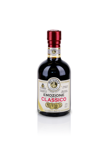 Mussini Emozione Balsamico Kruiderij 12 Jaar, donkere fles 250ml