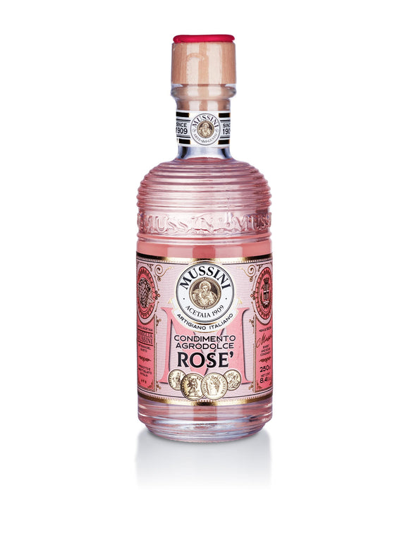 Mussini Belle Epoque Rosé Condimento AgroDolce, roze balsamico fles 250ml