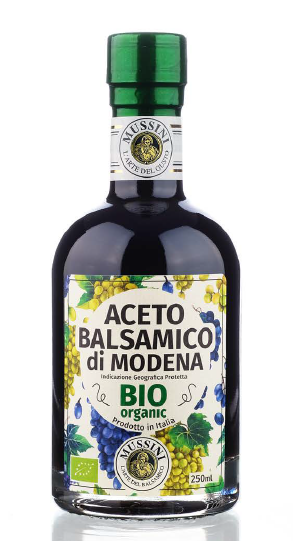 Biologische Balsamico Azijn uit Modena van Mussini 250ml - Pure Virge 
